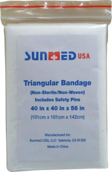 Medique - 40" Long x 40" Wide, Triangular Self-Adhesive Bandage - Strong Tooling