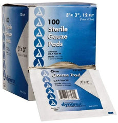 Medique - 3" Long x 3" Wide, General Purpose Pad - Gauze Bandage - Strong Tooling