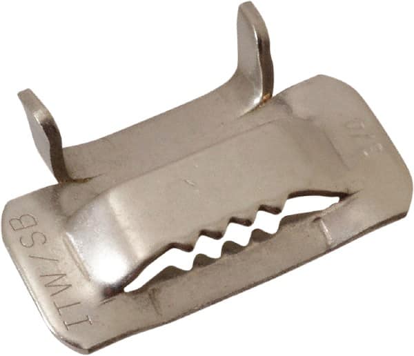 IDEAL TRIDON - Band Clamps & Buckles Type: Banding Strap Buckles Material: Stainless Steel - Strong Tooling