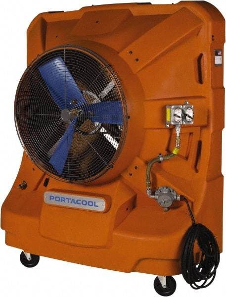 PortaCool - 36" Blade, 45 Gal Capacity, 1.5 hp, 12,500 CFM Evaporative Cooler - 14.8 Amp Rating, 120 Volts, Single Speed - Strong Tooling