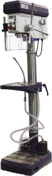 Palmgren - 16" Swing, Variable Speed Pulley Drill Press - 12 Speed, 2 hp, Single Phase - Strong Tooling