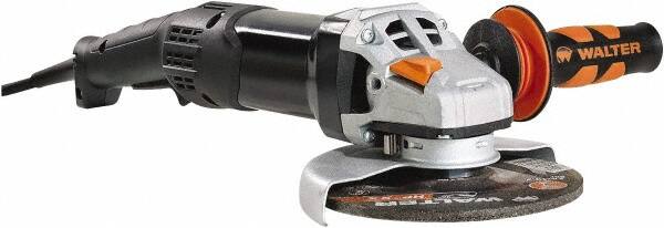 WALTER Surface Technologies - 6" Wheel Diam, 9,600 RPM, Corded Angle & Disc Grinder - 5/8-11 Spindle - Strong Tooling