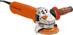 WALTER Surface Technologies - 4" Wheel Diam, 10,500 RPM, Corded Angle & Disc Grinder - 5/8-11 Spindle - Strong Tooling