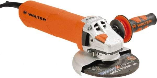 WALTER Surface Technologies - 6" Wheel Diam, 9,600 RPM, Corded Angle & Disc Grinder - 5/8-11 Spindle - Strong Tooling