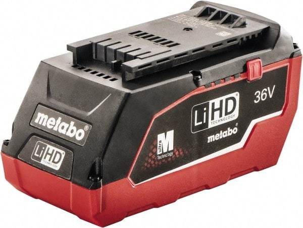 Metabo - 36 Volt Lithium-Ion Power Tool Battery - 6.2 Ahr Capacity, 2 hr Charge Time, Series 36V LiHD - Strong Tooling