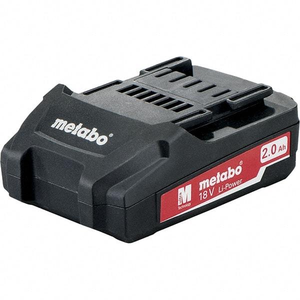 Metabo - 18 Volt Lithium-Ion Power Tool Battery - 2 Ahr Capacity, 40 min Charge Time, Series 18V Li-Power - Strong Tooling