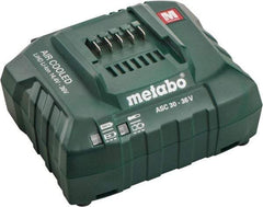 Metabo - 14.4/18/36 Volt, Lithium-Ion Power Tool Charger - 30 min to 1 hr to Charge, AC Wall Outlet Power Source - Strong Tooling