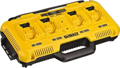 DeWALT - 20 Volt, 4 Battery Lithium-Ion Power Tool Charger - 1 hr & 30 min to Charge, AC Wall Outlet Power Source - Strong Tooling