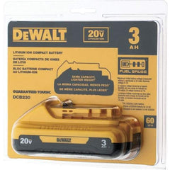 DeWALT - 20 Volt Lithium-Ion Power Tool Battery - 3 Ahr Capacity, 1 hr Charge Time, Series 20V Max - Strong Tooling