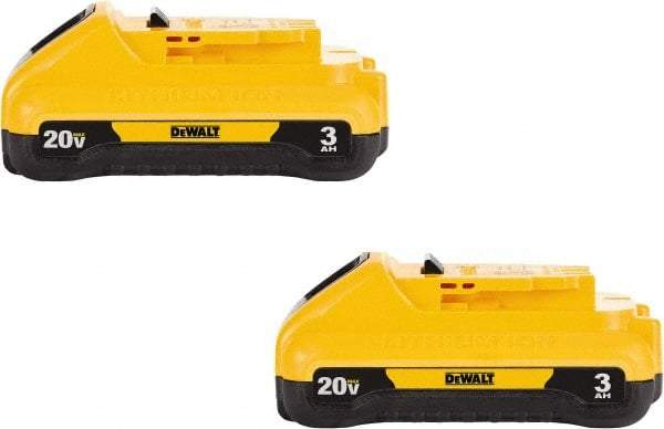 DeWALT - 20 Volt Lithium-Ion Power Tool Battery - 3 Ahr Capacity, 1 hr Charge Time, Series 20V Max - Strong Tooling