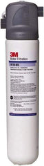 3M - 4-1/2" OD, 15-1/2" Cartridge Length, 0.5 Micron Rating Cartridge Filter Assembly - 3/8" Pipe Size, Reduces Taste, Odor, Chlorine, Particulate & Cyst - Strong Tooling