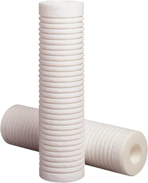 3M Purification - 2.6" OD, 50µ, Polypropylene Melt Blown-Thermal Bonded Cartridge Filter - 20" Long, Reduces High Capacity Sediments Filtration - Strong Tooling