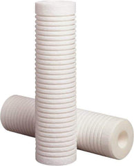 3M Purification - 2.6" OD, 10µ, Polypropylene Melt Blown-Thermal Bonded Cartridge Filter - 20" Long, Reduces High Capacity Sediments Filtration - Strong Tooling