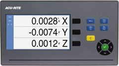 Acu-Rite - 3 Axis, 35" X-Axis Travel, 13" Y-Axis Travel, 16" Z-Axis Travel, Milling DRO System - 5µm Resolution, 5µm Accuracy, LCD Color Display - Strong Tooling