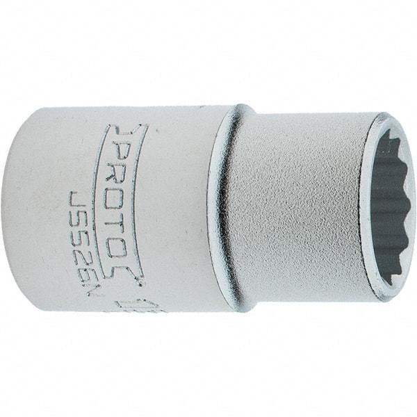 Proto - 13/16", 3/4" Drive, Standard Hand Socket - 12 Points, 2.285" OAL, Steel, Full Polish Finish - Strong Tooling