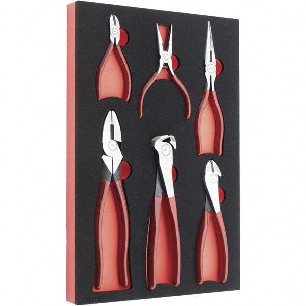 Proto - 6 Piece Crimper/Cutter Cutting Pliers - Comes in 11 x 16 Foam Insert - Strong Tooling