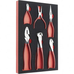 Proto - 6 Piece Crimper/Cutter Cutting Pliers - Comes in 11 x 16 Foam Insert - Strong Tooling