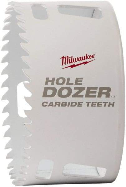 Milwaukee Tool - 3" Diam, 1-5/8" Cutting Depth, Hole Saw - Carbide-Tipped Saw, Toothed Edge - Strong Tooling