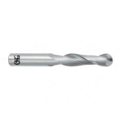 1/2" Dia. - 4" OAL - Bright CBD - Ball End SE EM - 2 FL - Strong Tooling