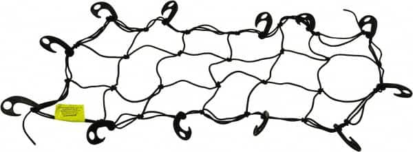 Erickson Manufacturing - Rubber Cargo Net - 30" Wide x 15" Long, Black, For Use with ATV's - Strong Tooling