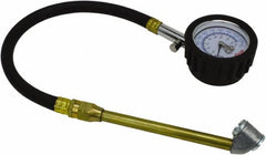 Milton - 0 to 160 psi Dial Dual Head Tire Pressure Gauge - 12' Hose Length, 5 psi Resolution - Strong Tooling