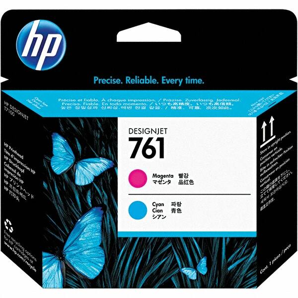 Hewlett-Packard - Cyan & Magenta Printhead - Use with HP Designjet T7100 - Strong Tooling