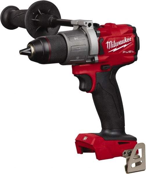 Milwaukee Tool - 18 Volt 1/2" Single-Sleeve Ratcheting Chuck Cordless Hammer Drill - 0 to 32,000 BPM, 0 to 550 & 0 to 2,000 RPM, Reversible - Strong Tooling