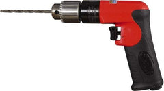 Sioux Tools - 1/4" Keyed Chuck - Pistol Grip Handle, 3,000 RPM, 12 LPS, 0.5 hp, 90 psi - Strong Tooling