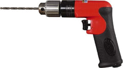 Sioux Tools - 1/4" Keyed Chuck - Pistol Grip Handle, 2,600 RPM, 12 LPS, 0.5 hp, 90 psi - Strong Tooling