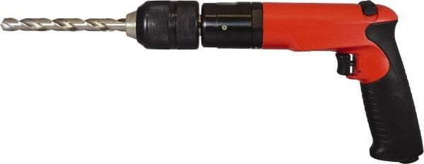 Sioux Tools - 1/2" Reversible Keyless Chuck - Pistol Grip Handle, 2,000 RPM, 14 LPS, 1 hp, 90 psi - Strong Tooling