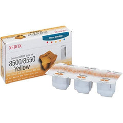 Xerox - Yellow Solid Ink Stick - Use with Xerox Phaser 8500, 8550 - Strong Tooling