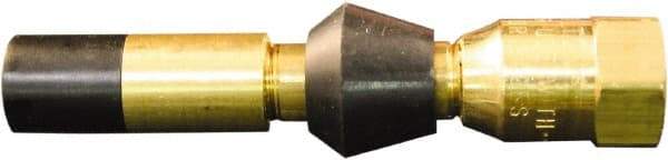 Milton - 150 Max psi Closed Check Brass Air Chuck - Straight Push On Chuck, 1/4 FNPT - Strong Tooling