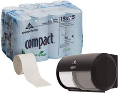 Georgia Pacific - 4,050' Roll Length x 4" Sheet Width, Coreless Roll Toilet Tissue - 1,000 Sheets per Roll, 2 Ply, White, Recycled Fiber - Strong Tooling