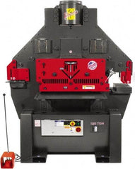 Edwards Manufacturing - 11" Throat Depth, 120 Ton Punch Pressure, 1-1/2" in 1" Punch Capacity Ironworker - 10 hp, 3 Phase, 460 Volts, 60" Wide x 84" High x 60" Deep - Strong Tooling