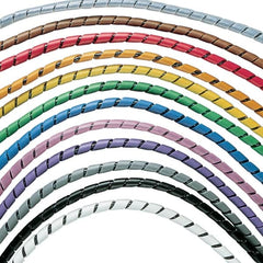 Panduit - Natural (Color) Polyethylene Spiral Bundling Cable Sleeve - 100' Coil Length, 0.38" Min Bundle Diam - Strong Tooling