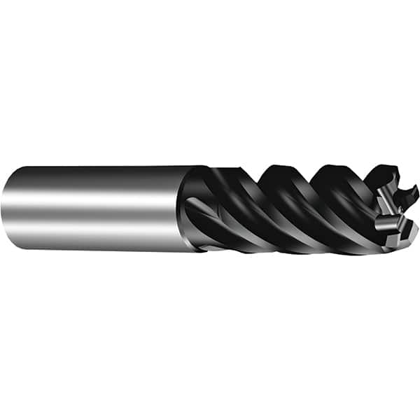 Sandvik Coromant - 1-1/4", 6 Flute, Solid Carbide, 0.06" Corner Chamfer End Mill - 42° Helix, 2-5/8" LOC - Strong Tooling