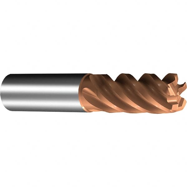 Sandvik Coromant - 20mm, 5 Flute, Solid Carbide, 3mm Corner Chamfer End Mill - 42° Helix, 42mm LOC - Strong Tooling