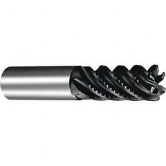 Sandvik Coromant - 1-1/4", 6 Flute, Solid Carbide, 0.12" Corner Chamfer End Mill - 42° Helix, 2-5/8" LOC - Strong Tooling