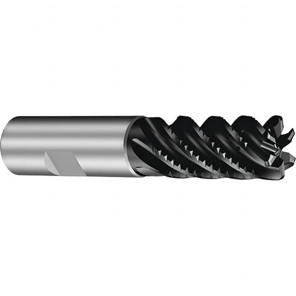 Sandvik Coromant - 20mm, 6 Flute, Solid Carbide, 3mm Corner Chamfer End Mill - 42° Helix, 42mm LOC - Strong Tooling