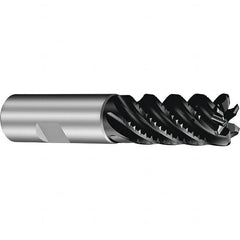 Sandvik Coromant - 25mm, 6 Flute, Solid Carbide, 4mm Corner Chamfer End Mill - 42° Helix, 52mm LOC - Strong Tooling