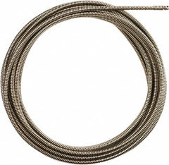 Milwaukee Tool - 1/2" x 50' Drain Cleaning Machine Cable - Inner Core, 1-1/4" to 2-1/2" Pipe, Use with Milwaukee Drain Cleaning Tools - Strong Tooling