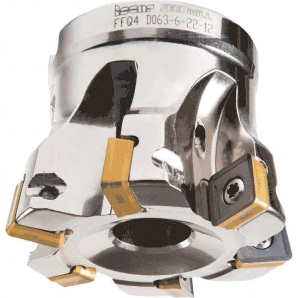 Iscar - Indexable High-Feed Face Mills Cutting Diameter (Decimal Inch): 1.102 Cutting Diameter (mm): 28 - Strong Tooling