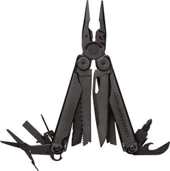 Leatherman - 1 Piece, Multi-Tool Set with 18 Functions - Black, 4" Closed Length - Strong Tooling