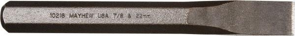 Mayhew - 7-1/2" OAL x 7/8" Blade Width Cold Chisel - Strong Tooling