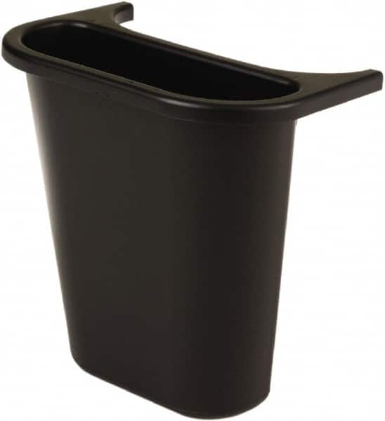 Rubbermaid - 14 Qt Black Rectangle Recycling Container - 297mm High x 269.24mm Long x 185.42mm Wide - Strong Tooling