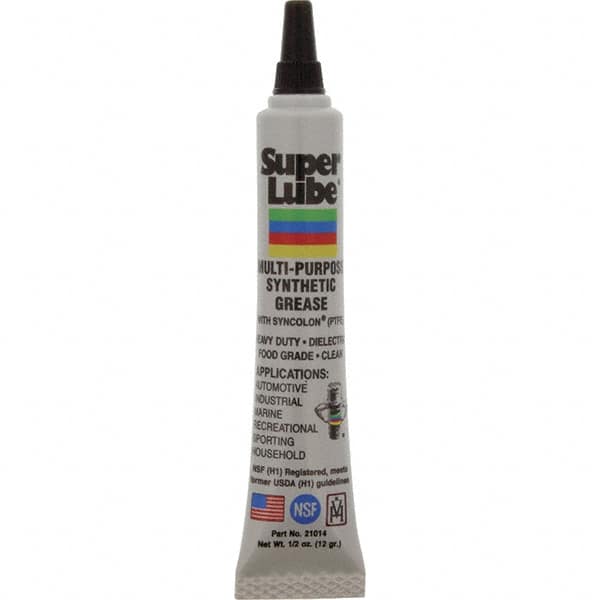 Synco Chemical - 0.5 oz Tube Synthetic General Purpose Grease - Translucent White, Food Grade, 450°F Max Temp, NLGIG 2, - Strong Tooling