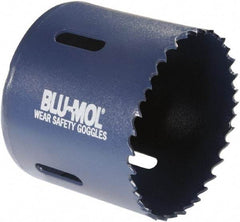 Disston - 55mm Diam, 1-7/8" Cutting Depth, Hole Saw - Bi-Metal Saw, Toothed Edge - Strong Tooling