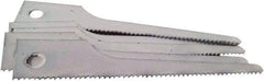 Disston - 3" Long x 1/2" Thick, Bi-Metal Reciprocating Saw Blade - Straight Profile, 18 TPI, Toothed Edge, Universal Shank - Strong Tooling