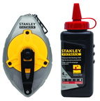 STANLEY® FATMAX® Aluminum Chalk Line Reel with 4 oz. Red Chalk - Strong Tooling