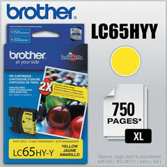 Brother - Yellow Ink Cartridge - Use with Brother MFC-5890CN, 5895CW, 6490CW, 6890CDW - Strong Tooling